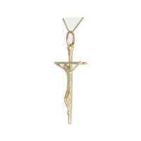 Pendente Soprana Gioielleria croci in Oro CROCE CRISTO STILIZZATO - CROCE CRISTO STILIZZATO